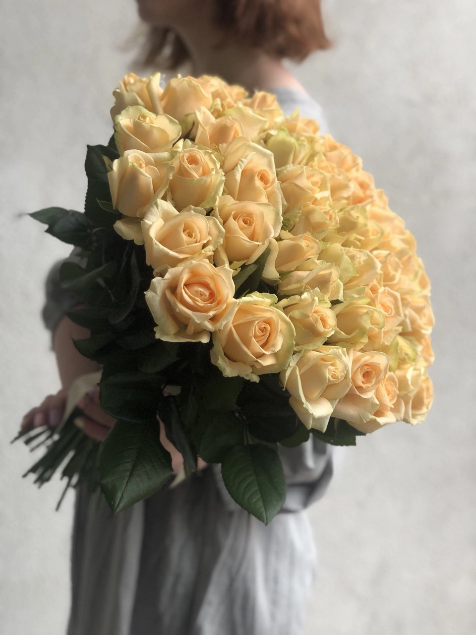 Картинка Букет из 35 роз "Гималаи" 60 см