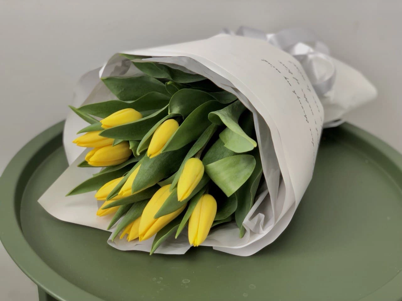 Картинка Букет из 11 тюльпанов "Солнце"