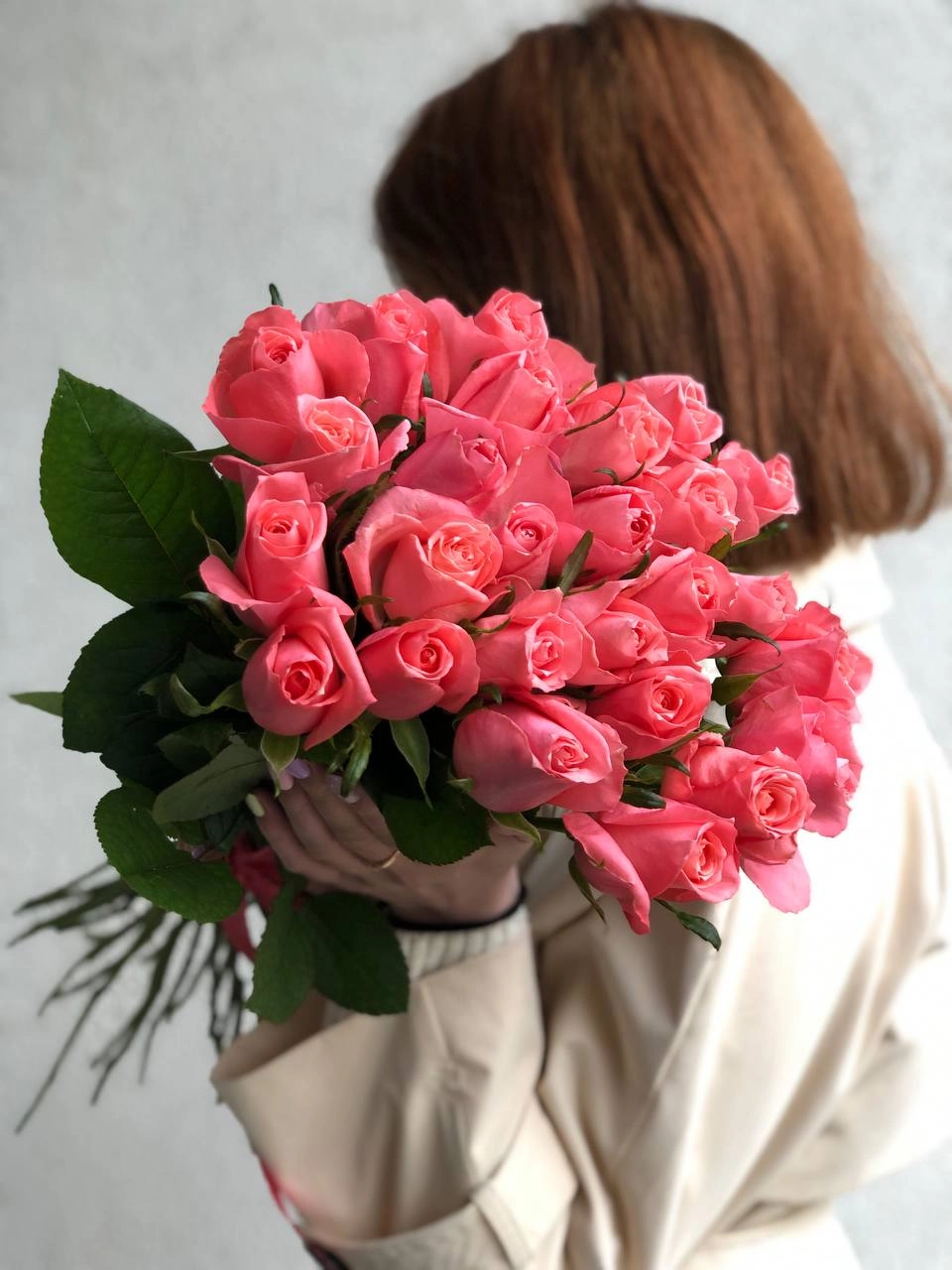 Картинка Букет из 25 роз " Сабрина" 50 см