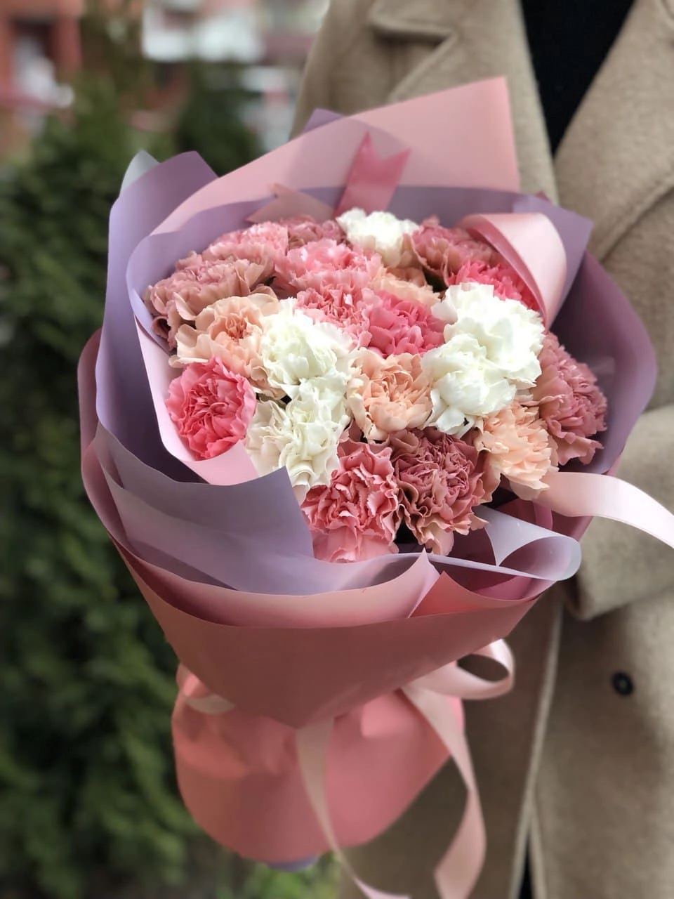 Картинка Букет из 31 гвоздики "Гармония"