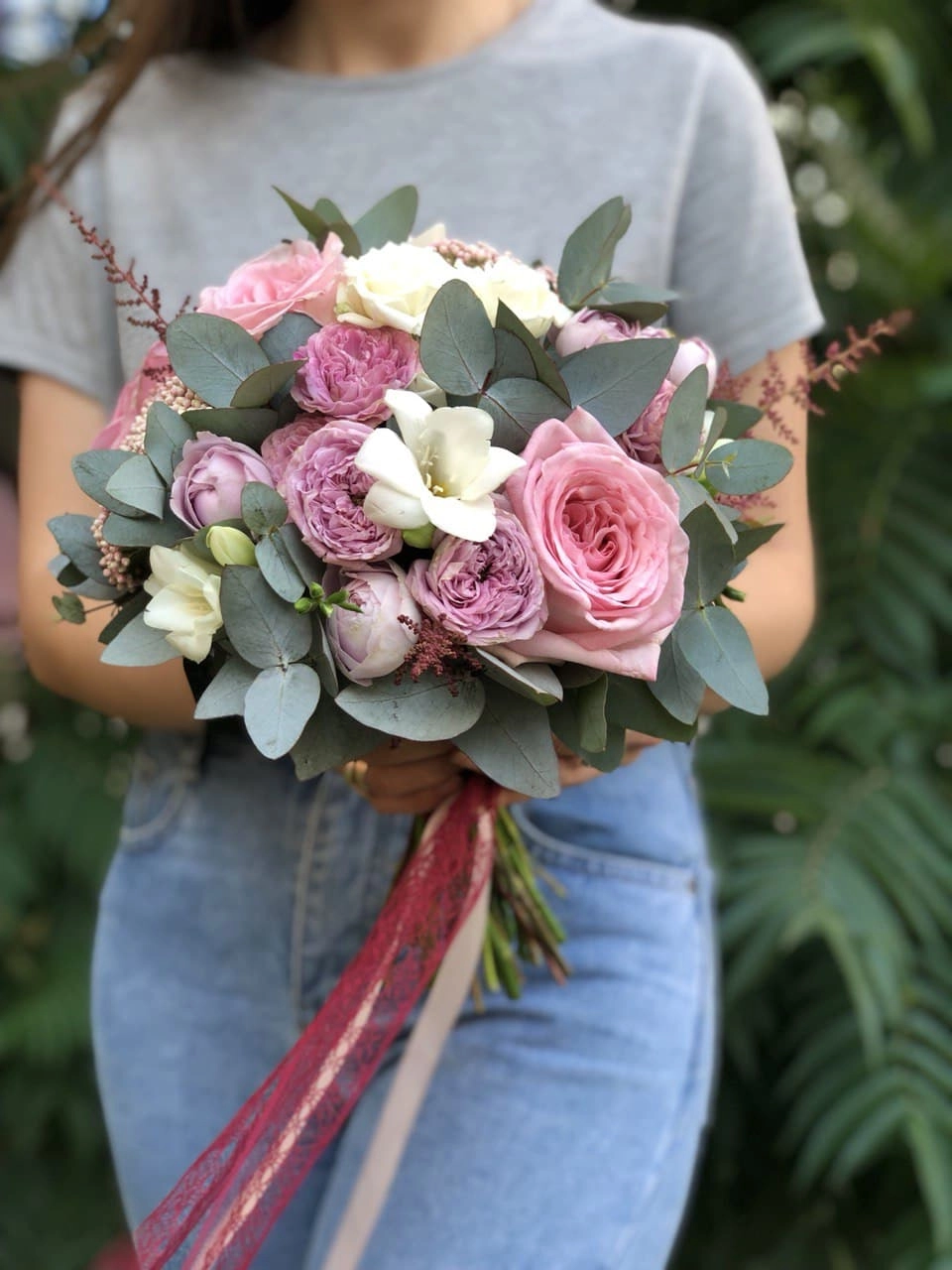 Картинка Свадебный букет "Акценты любви"