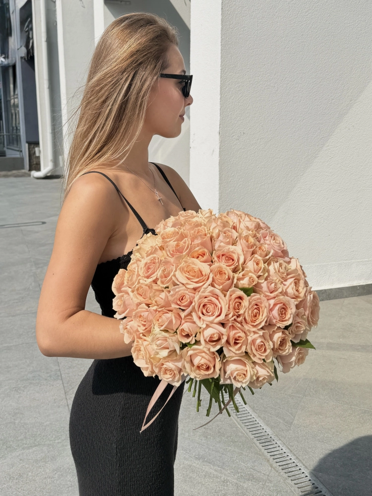 Картинка Букет из 51 роз " Сиде" 40 см Китай