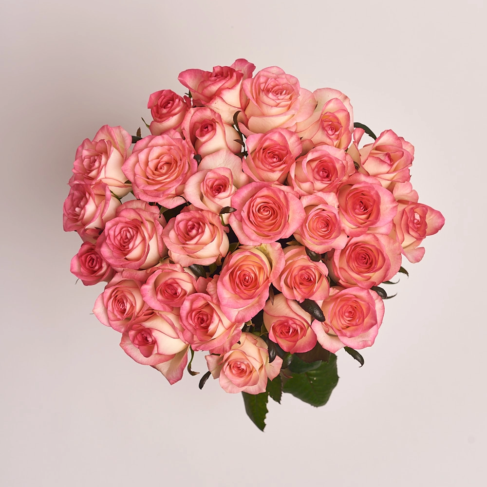 Картинка Букет из 29 роз сорта Джумилия 60 см