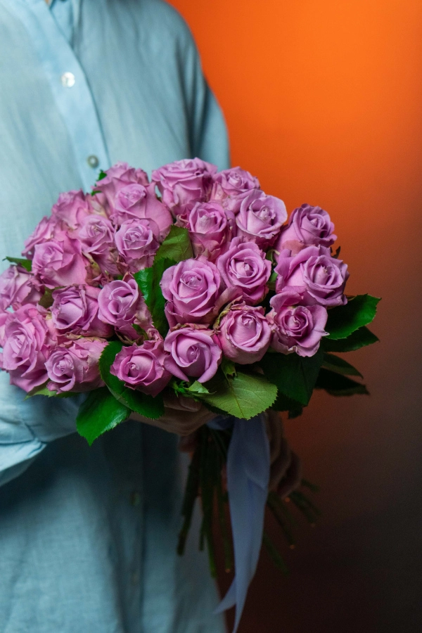 Картинка Букет из 23 роз сорта Маритим "Прага" 50 см