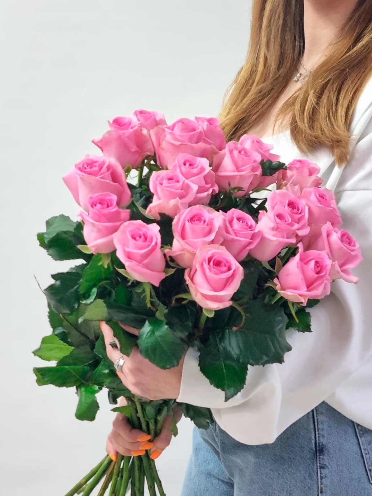 Картинка Букет из 21 розы "Миранда" 50 см