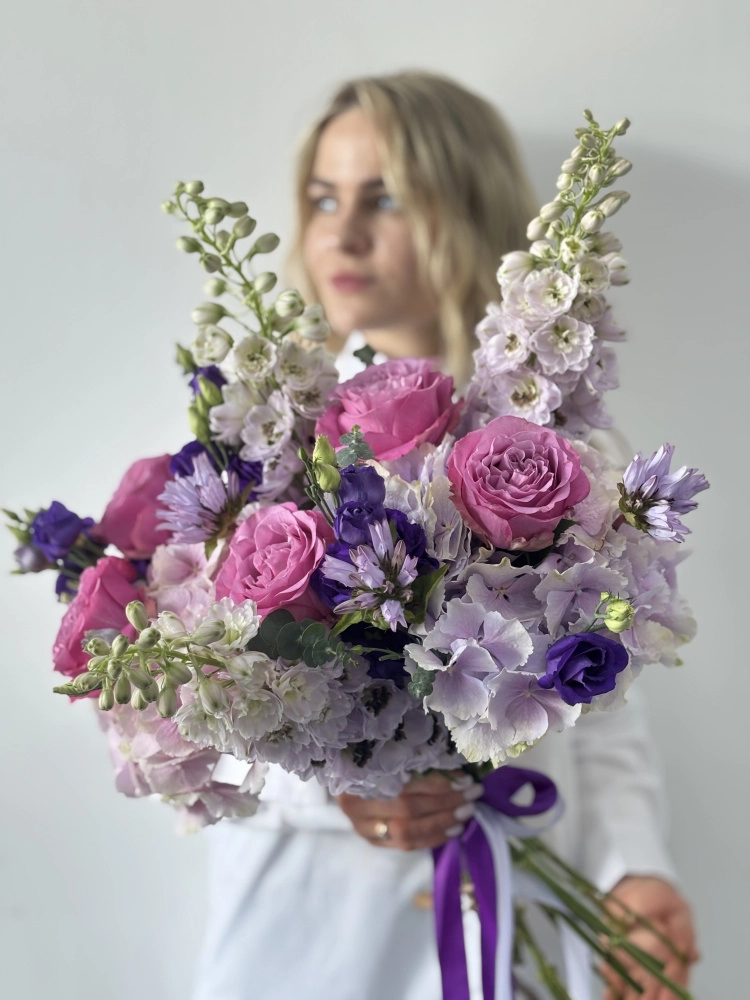 Картинка Букет "Сиреневый закат"