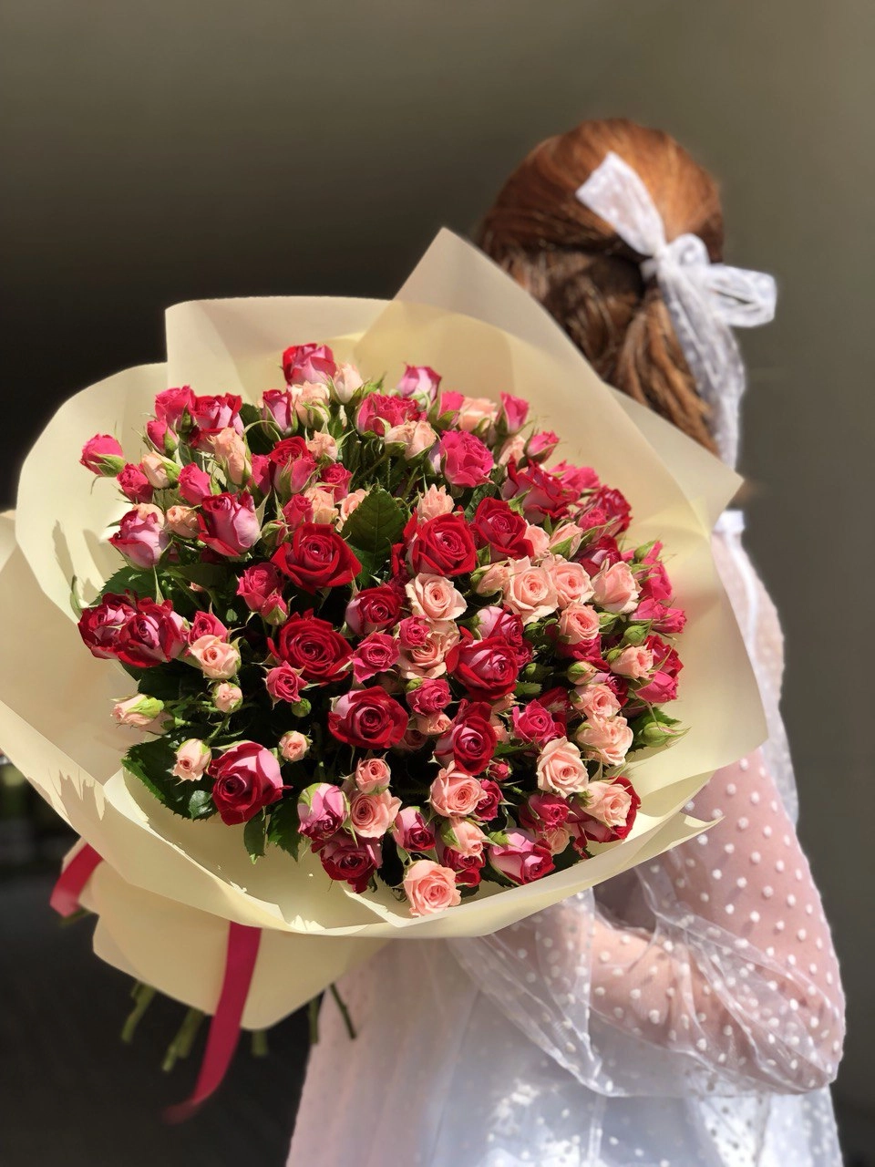 Картинка Букет из 33 роз "Анна" 50 см