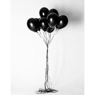 Картинка Связка из 10 шаров "Black" (+обработка)