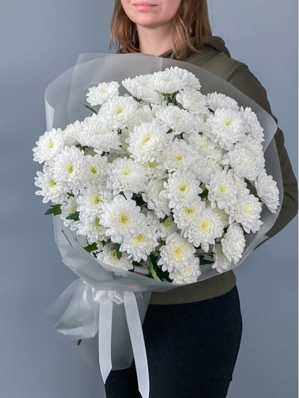 Букет из 11 хризантем "Феона"