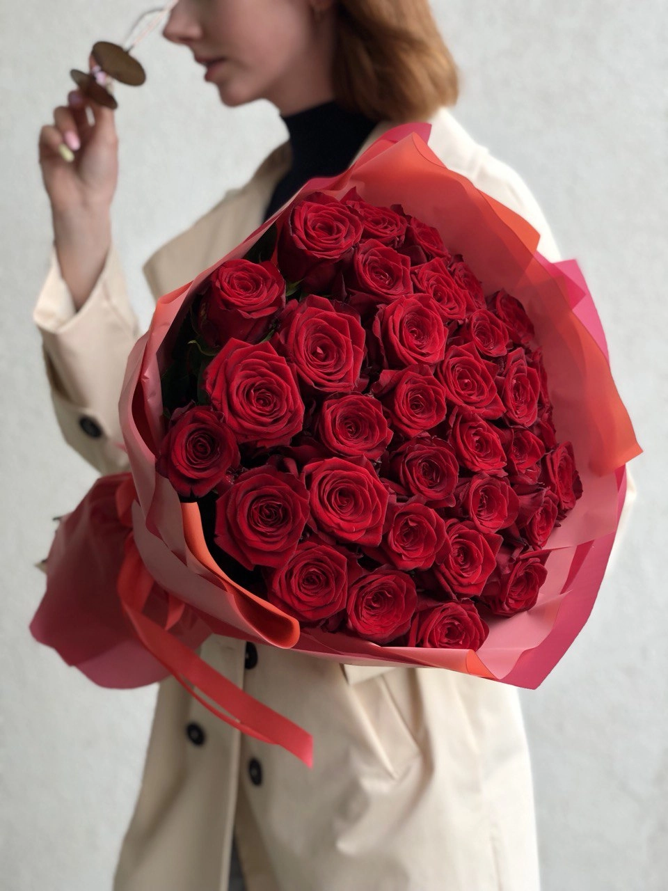 Картинка Букет из 31 розы "Романс" 40 см