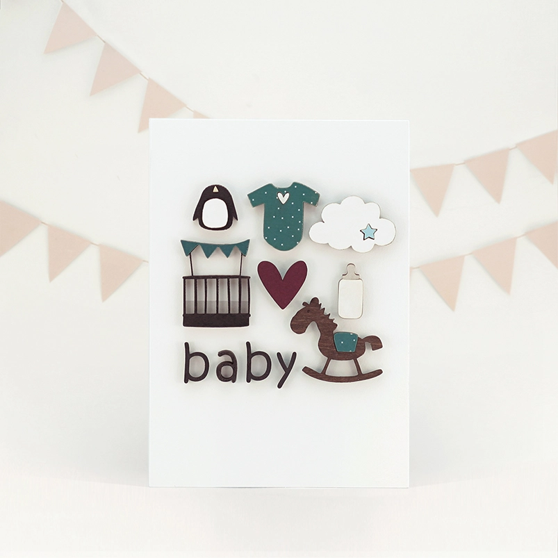 Картинка Открытка "С Рождением ребенка"