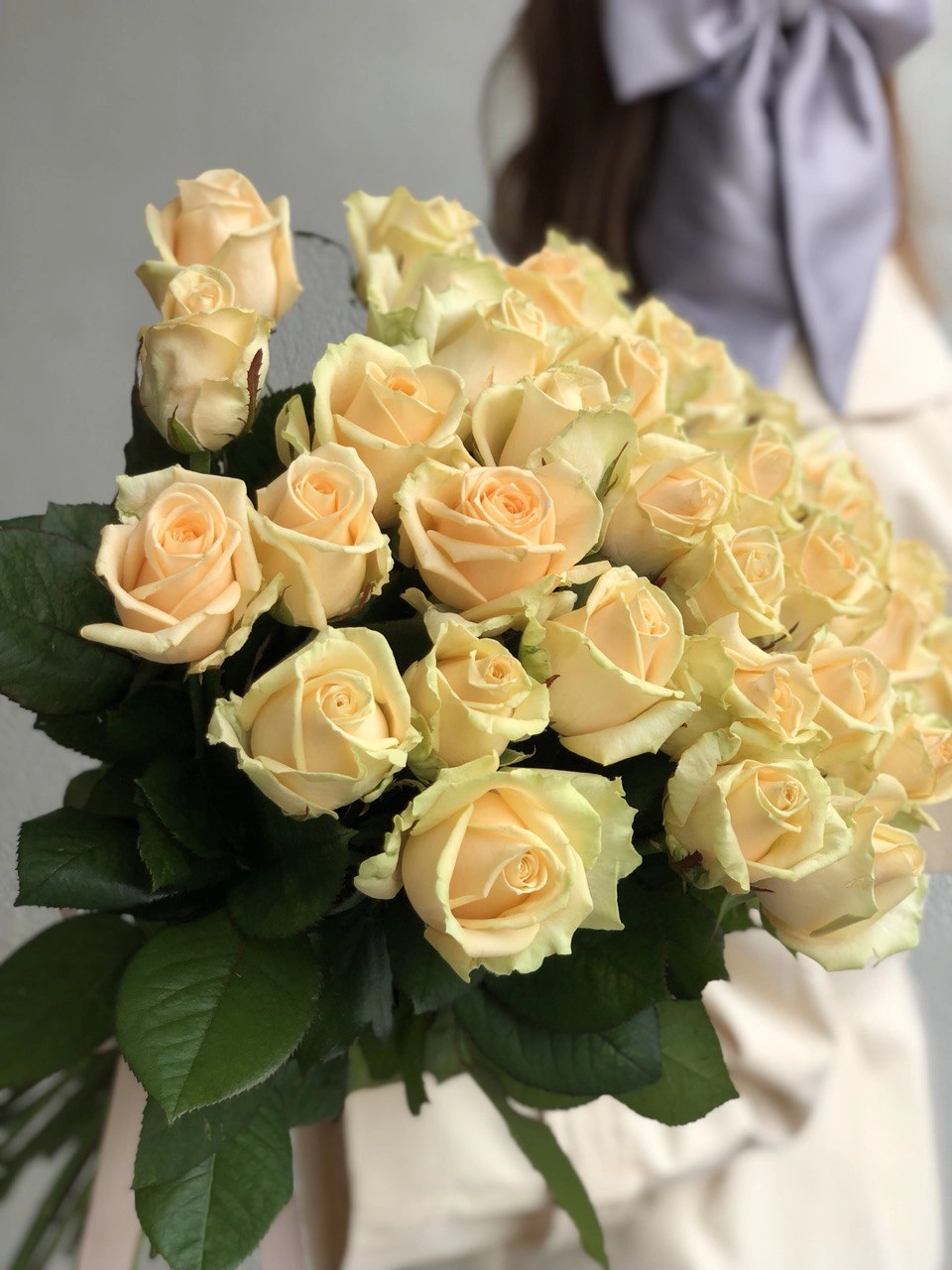 Картинка Букет из 31 розы " Малиновый десерт" 60 см