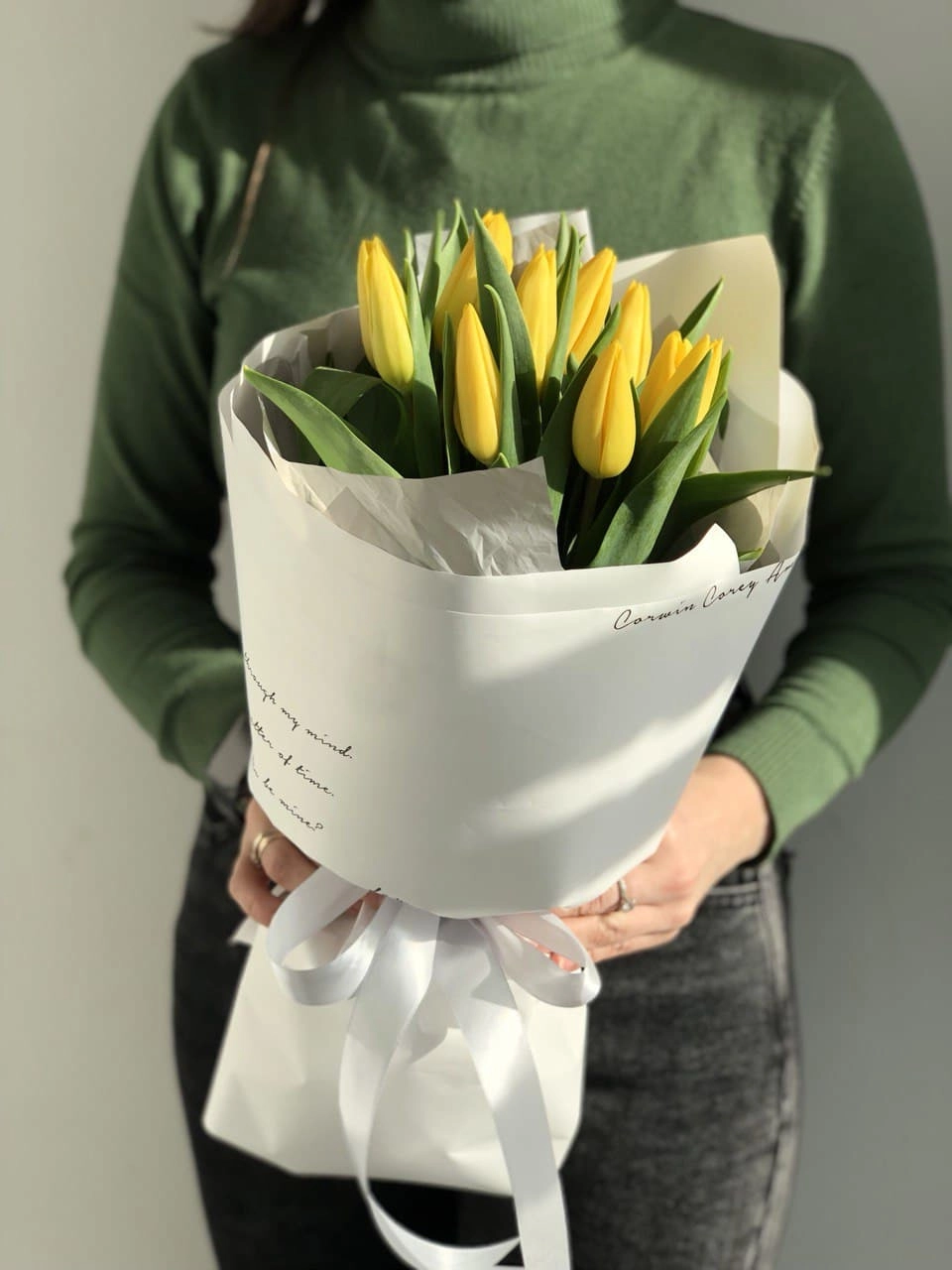  Букет из 11 тюльпанов "Солнце"