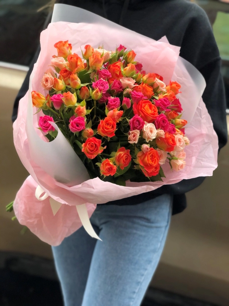 Картинка Букет из 23 роз "Казанова" 50 см