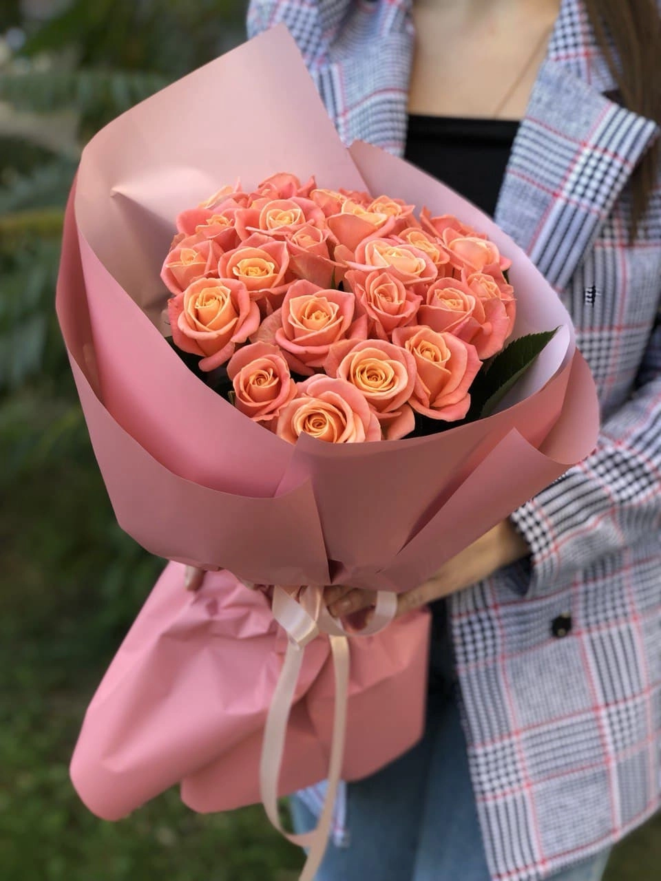 Букет из 25 роз "Принцесса "