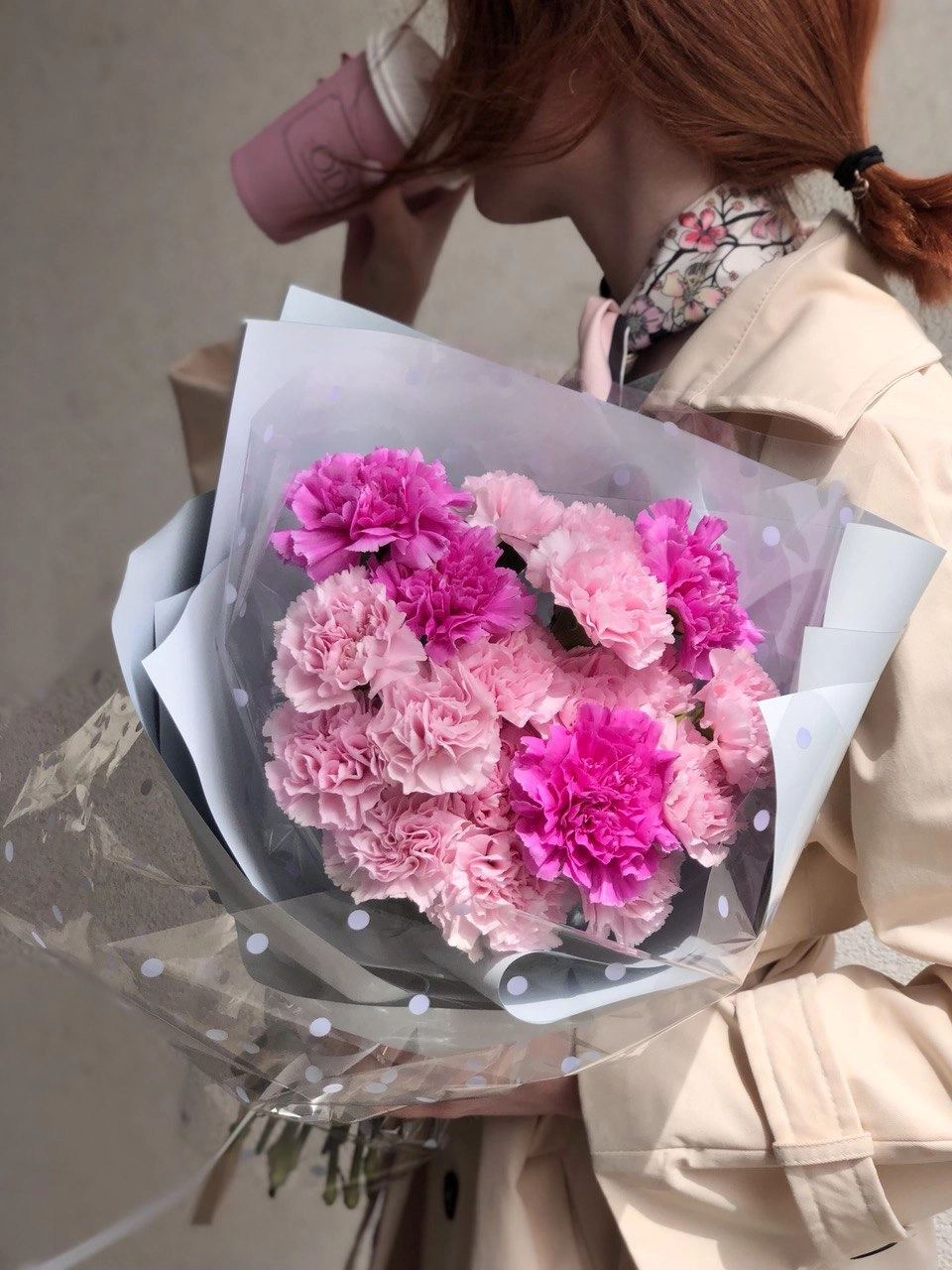 Картинка Букет из 23 гвоздик "Вдохновение"