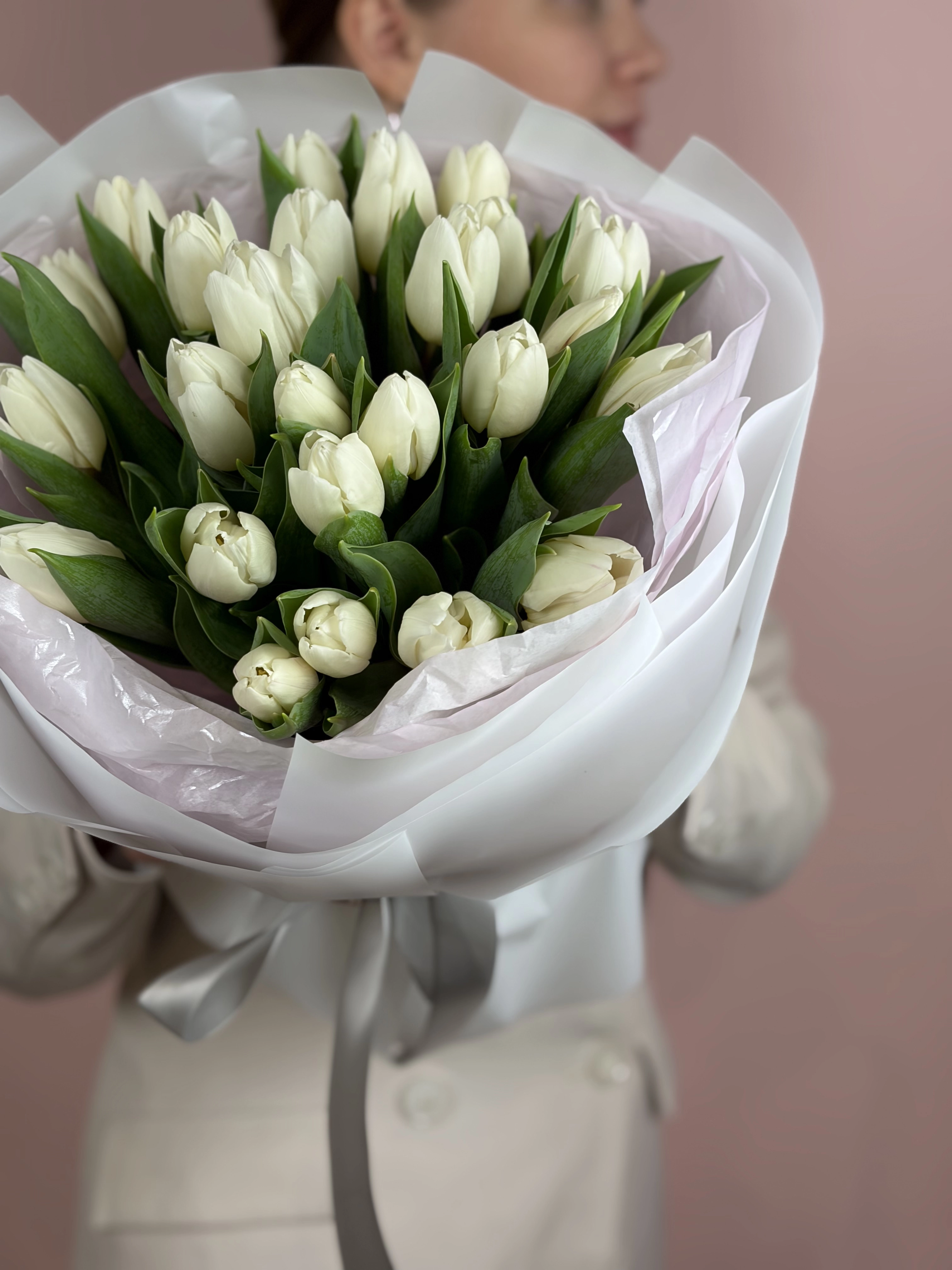 Картинка Букет из 27 тюльпанов  "Аура Нежности"