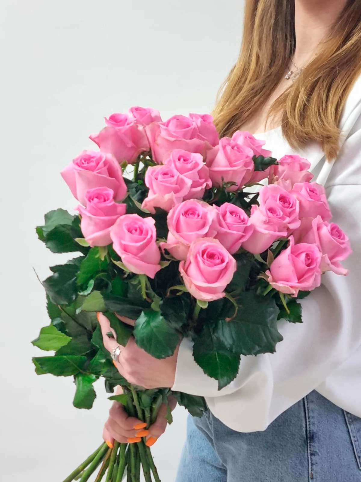 Картинка Букет из 21 розы "Миранда" 80 см