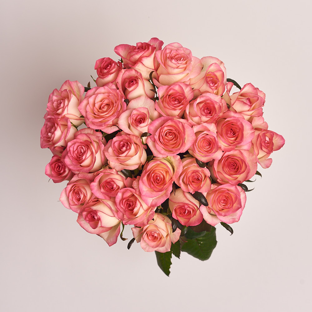 Картинка Букет из 29 роз сорта Джумилия 60 см