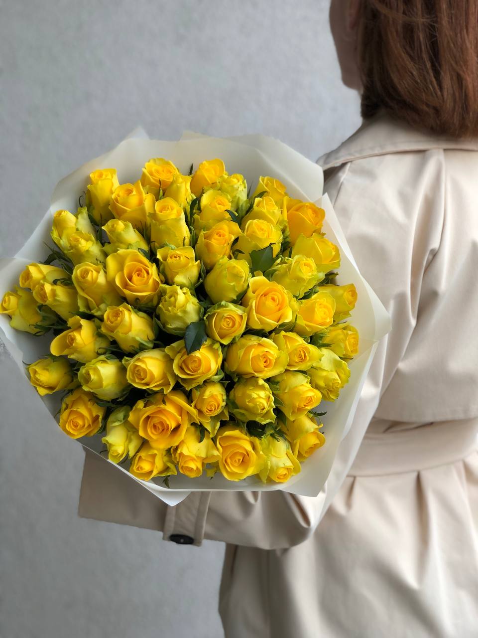 Картинка Букет из 51 солнечной розы "Эпоха" 70 см