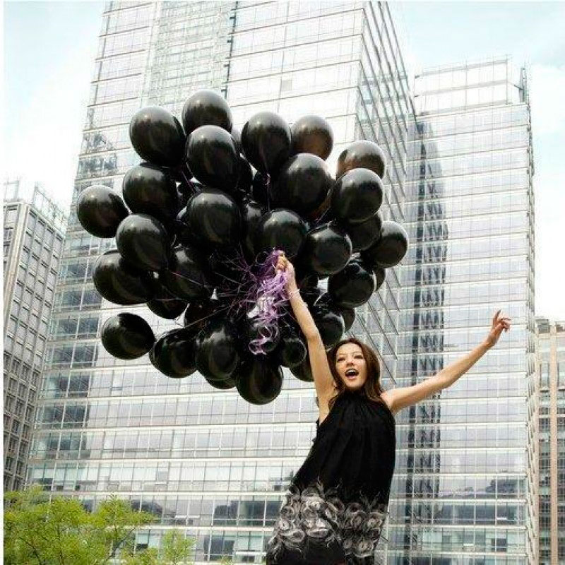 Картинка Воздушный латексный шар Черный