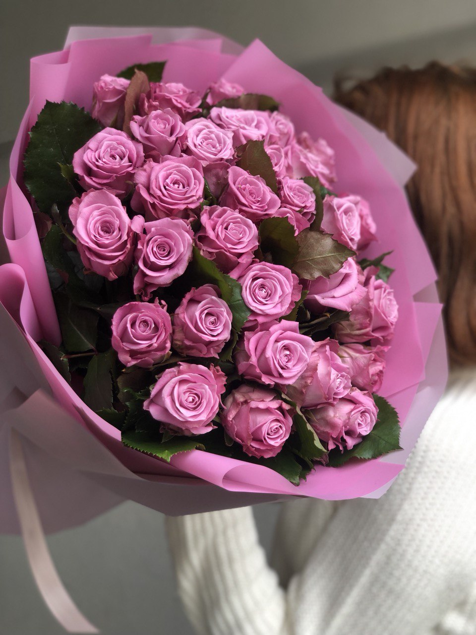 Картинка Букет из 31 розы "Великолепный выбор" 60 см