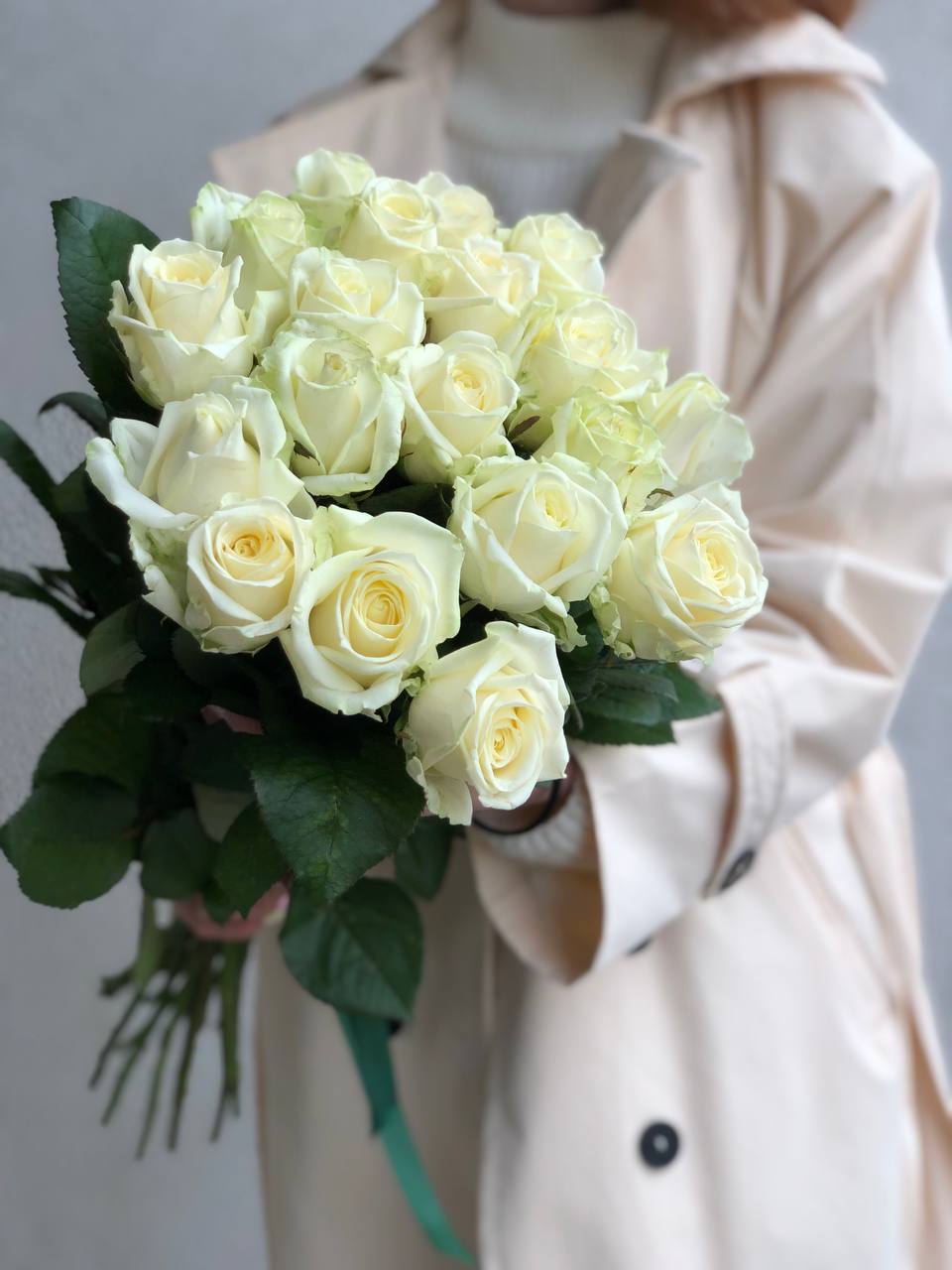 Картинка Букет  из 19 роз "Летний" 50 см